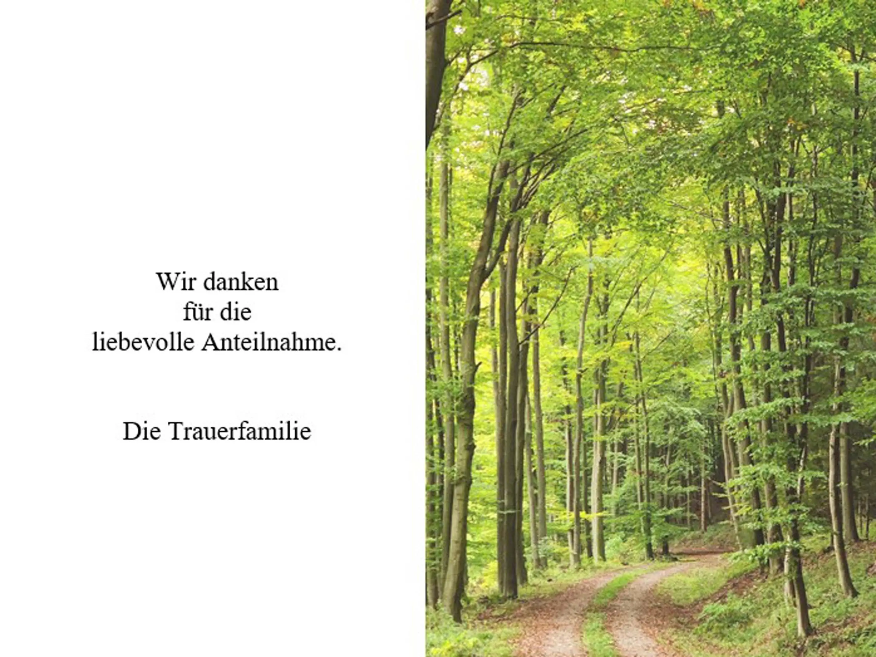 Sterbebild Außen
